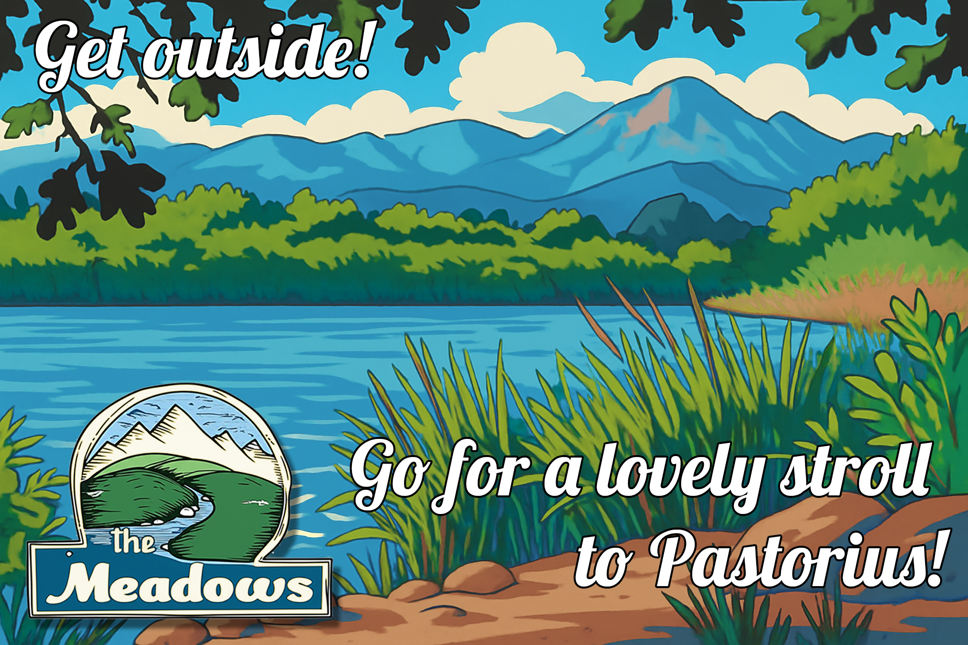 Walk that wonderful greenbelt!